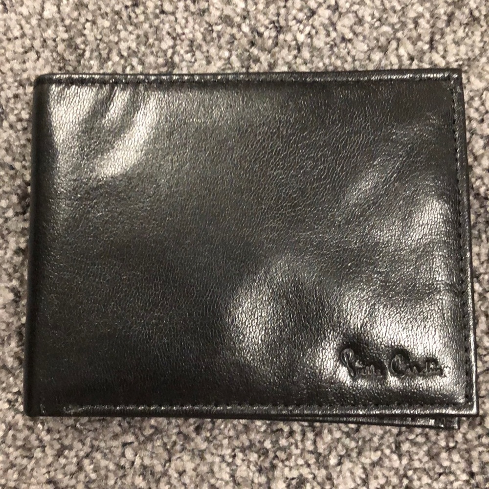 Men’s vintage Pierre Cardin black leather wallet
